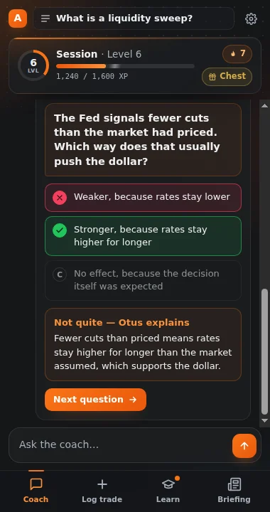 A quiz question answered: the wrong pick, the right one and Otus's explanation