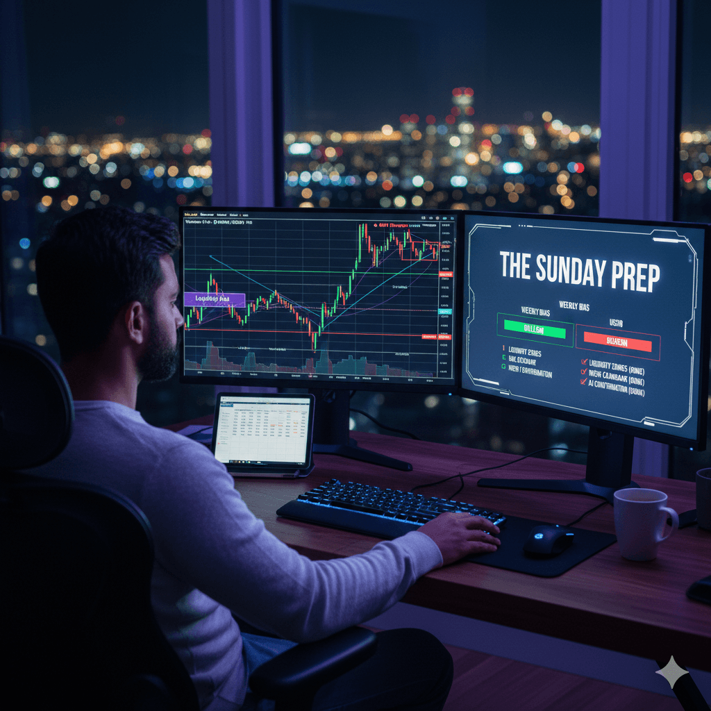 The Sunday Prep: Setting Your Weekly Bias with AI
